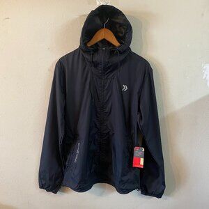 ATHLETIC RECON MEDIUM DARK BLUE WINDBREAKER ZIP HOODIE